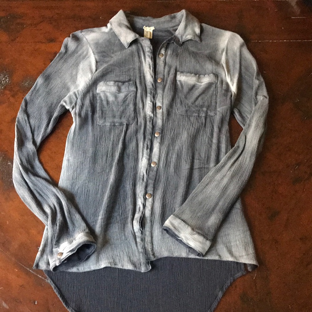 Gimmicks washed long sleeve shirt